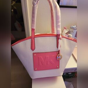 Michael Kors Kimber Purse/Tote Bag in Tea Rose